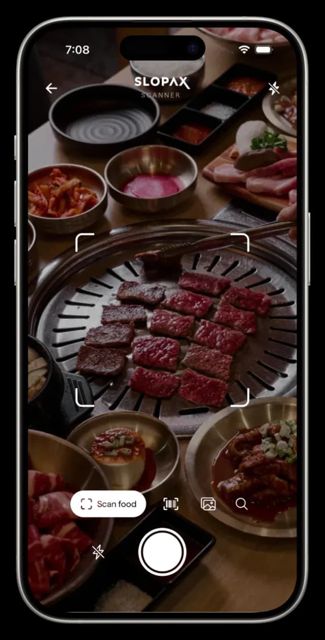 Slopax meal scanner